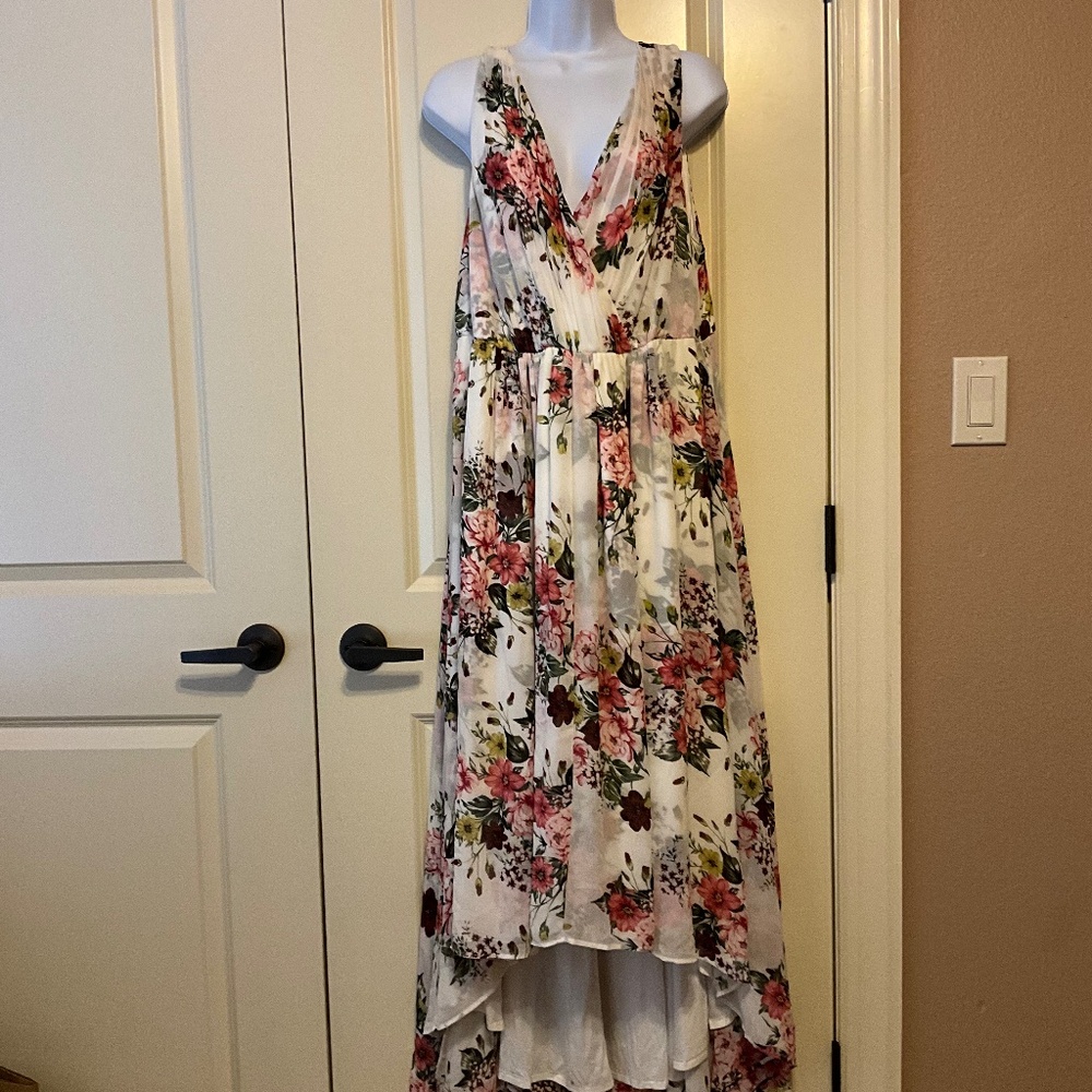 Torrid Sleeveless Chiffon High Low Dress size 16